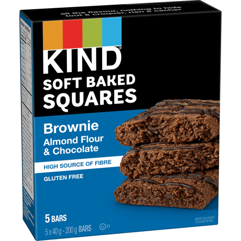 Kind Almond Flour & Chocolate Brownie Soft Baked Square