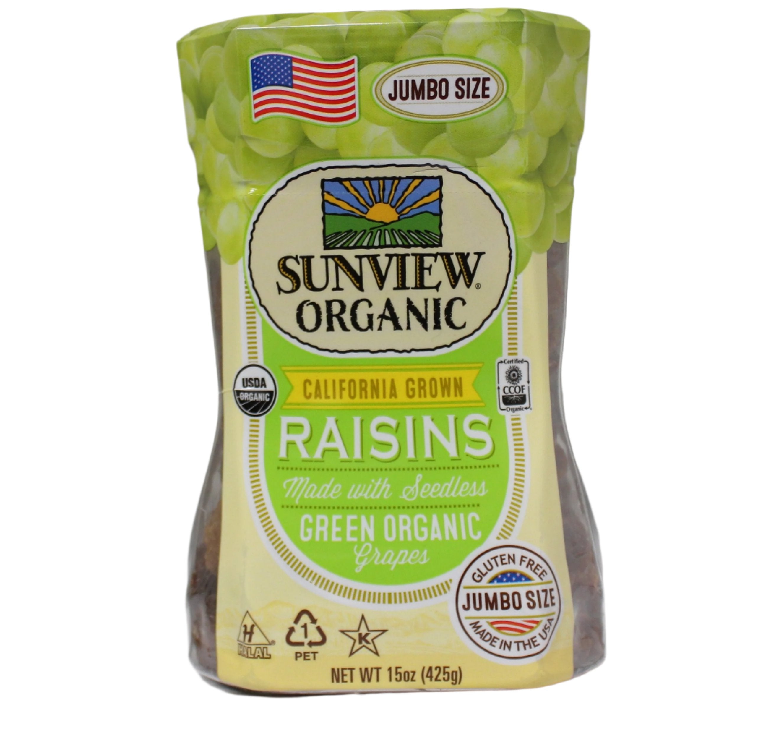 Sunview Organic Green Raisins