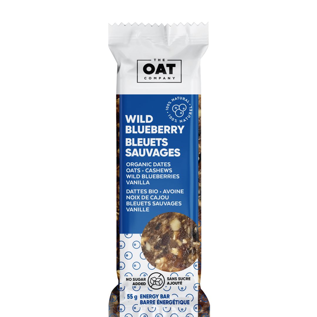 The Oat Company Wild Blueberry Energy Bar