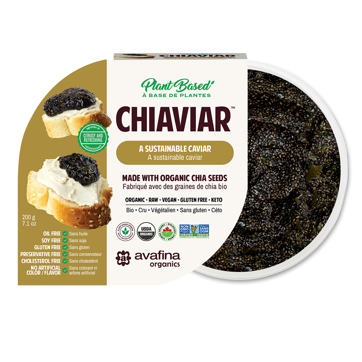 Avafina Organic Organic Chiavar Vegan Caviar