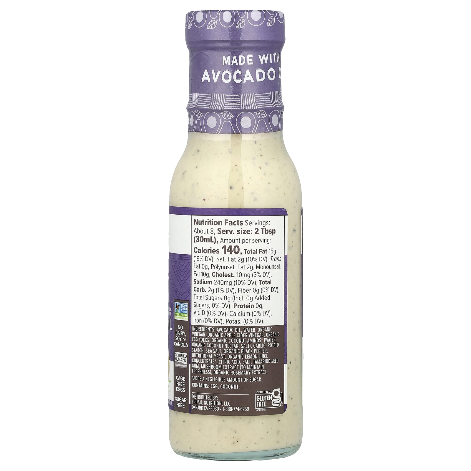Primal Kitchen Caesar Dressing