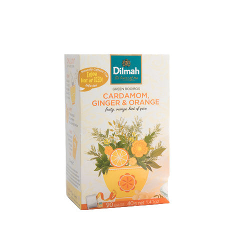 Green Rooibos Tea with Cardamom, Ginger & Orange
