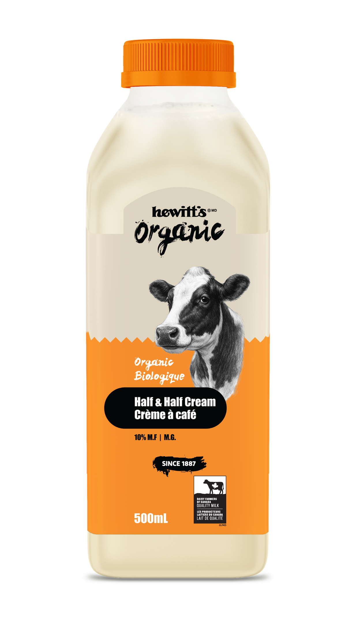 Hewitt's Organic 10% Half and Half Cream