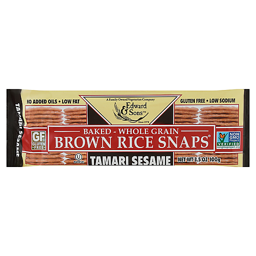 Edward & Sons Tamari Sesame Rice Snaps