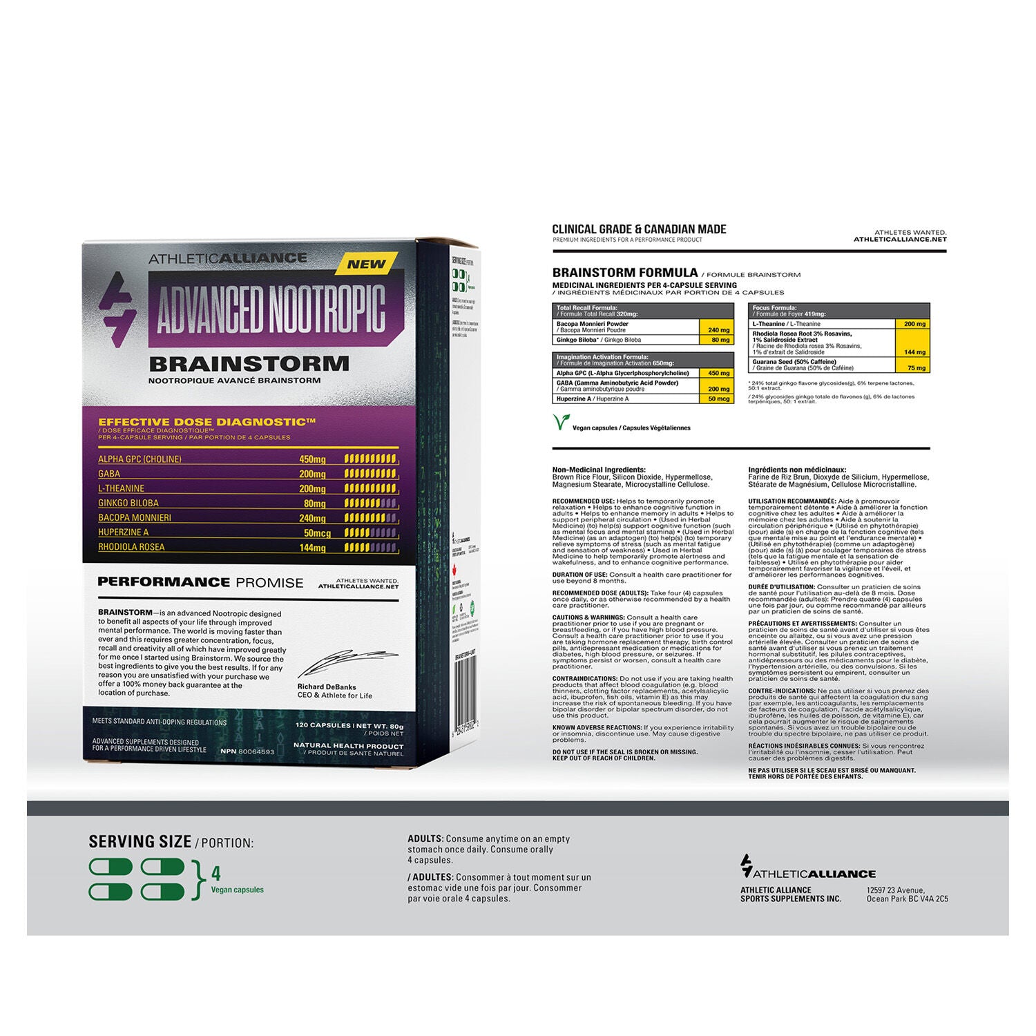 Athletic Alliance Brainstorm Advanced Nootropic