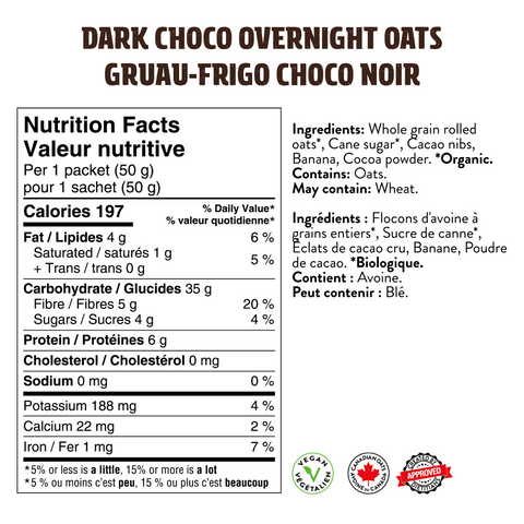 Yumi Dark Chocolate Overnight Oats