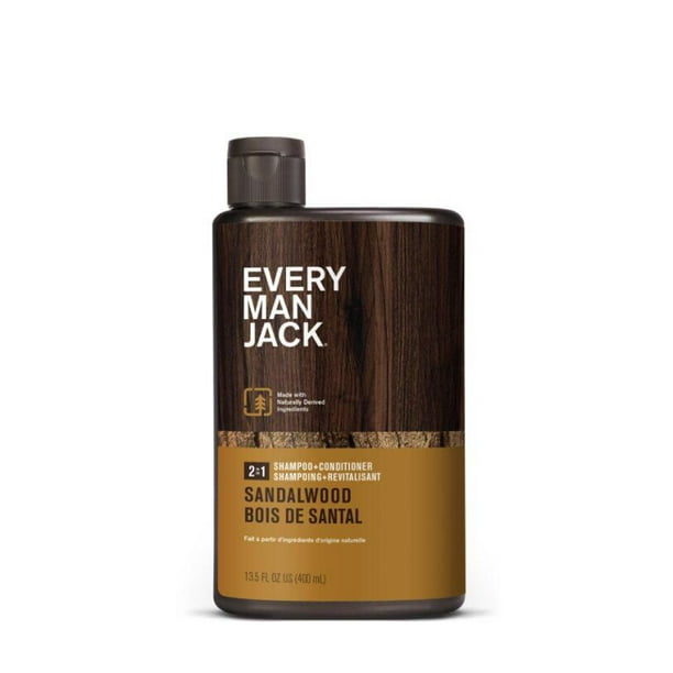 Every Man Jack Sandalwood 2-In-1 Daily Shampoo