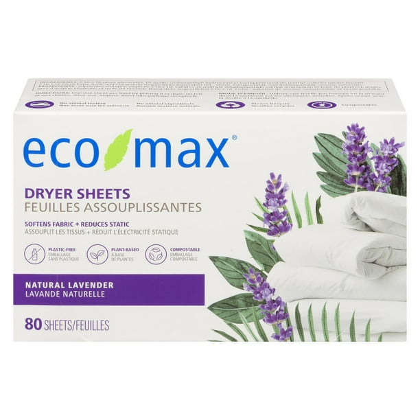 Eco Max Natural Lavender Dryer Sheets
