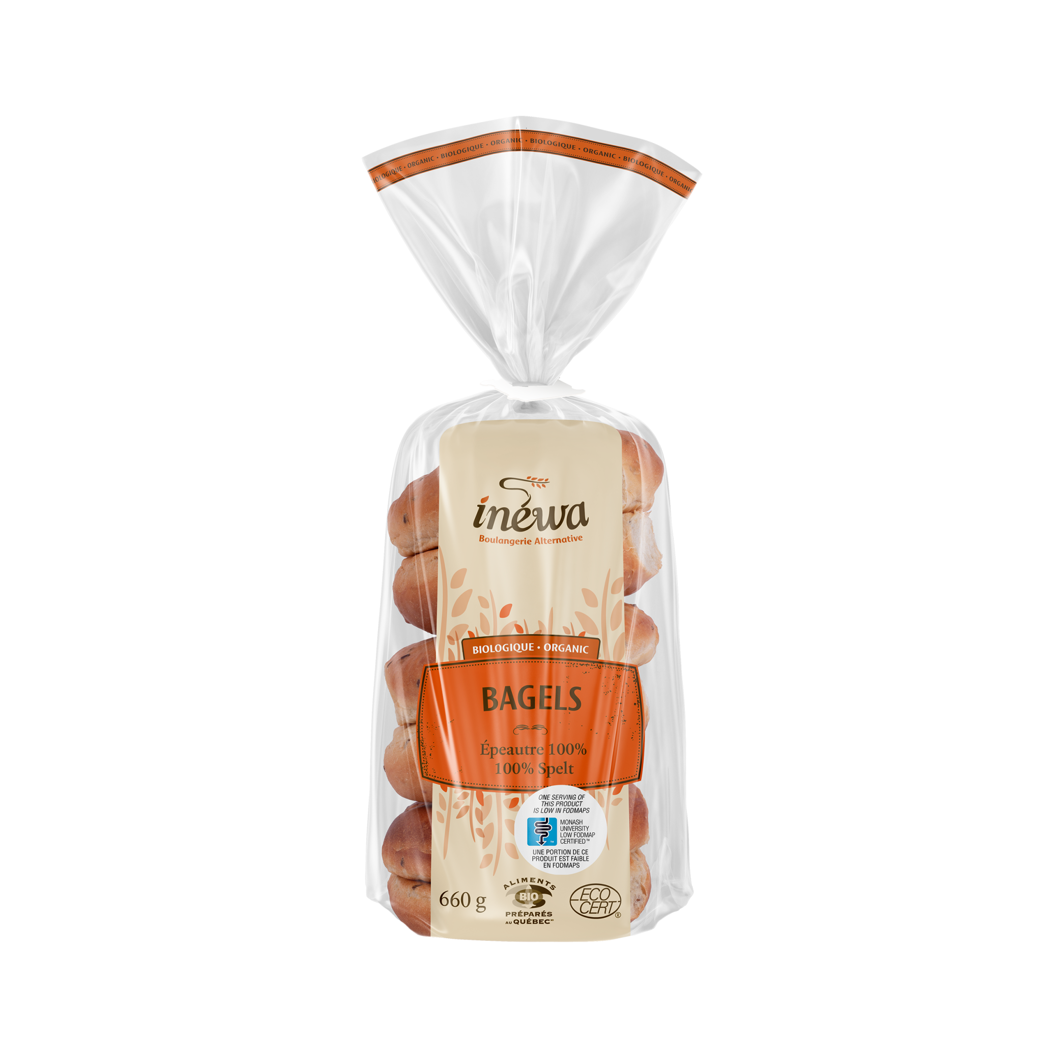Inewa Organic Spelt Bagels