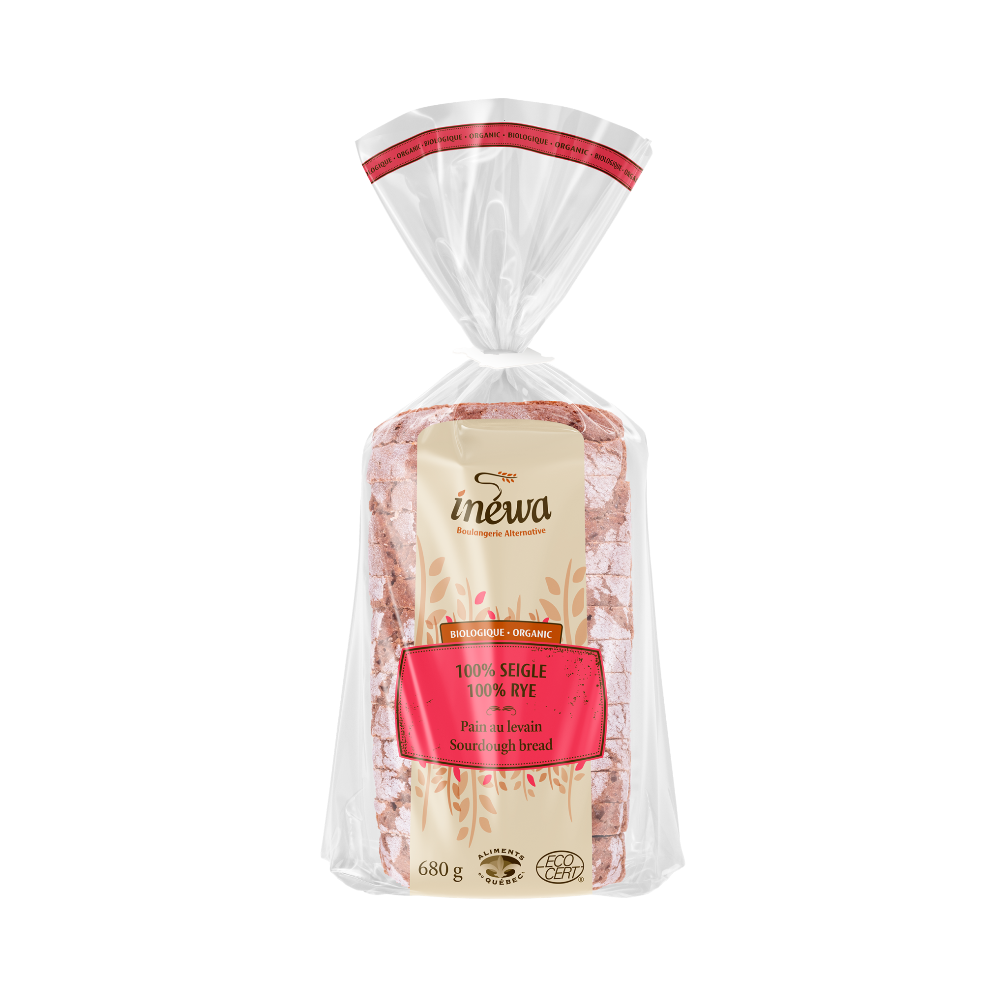 Inewa Organic Whole Grain Rye Bread