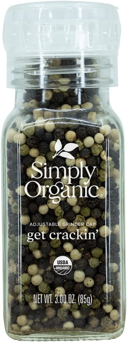 Simply Organic Organic Peppercorn Blend Grinder