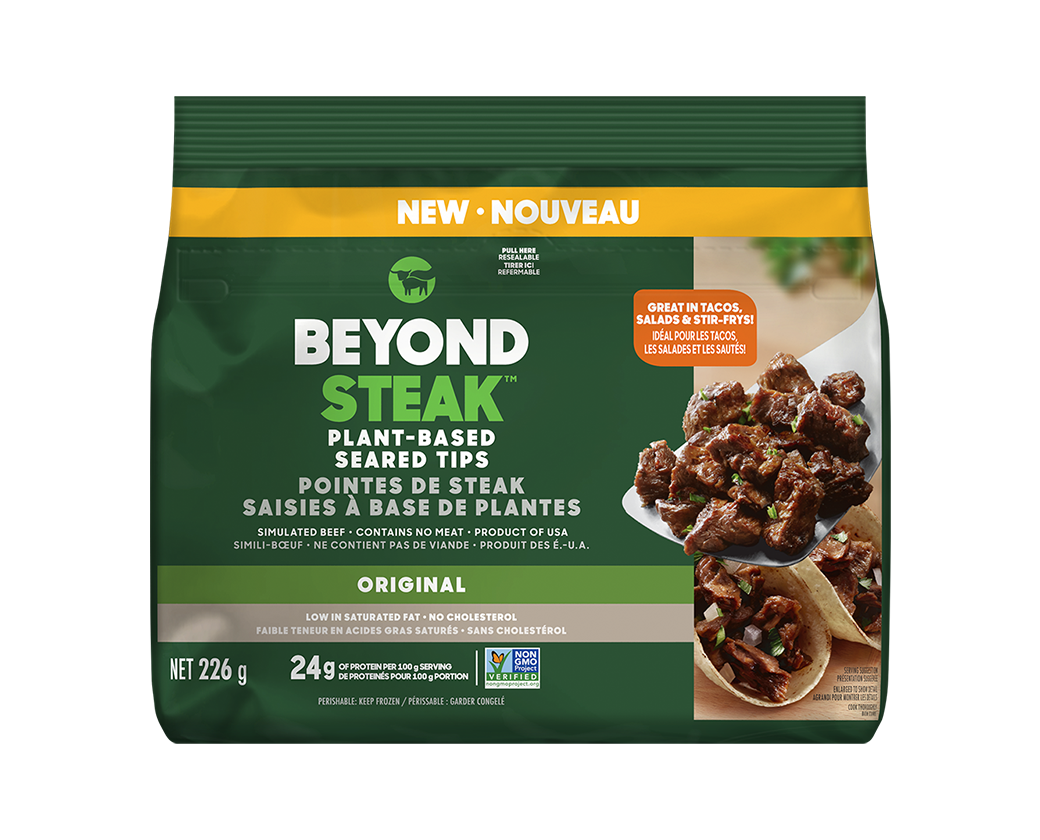 Beyond Meat Seared Steak Tips