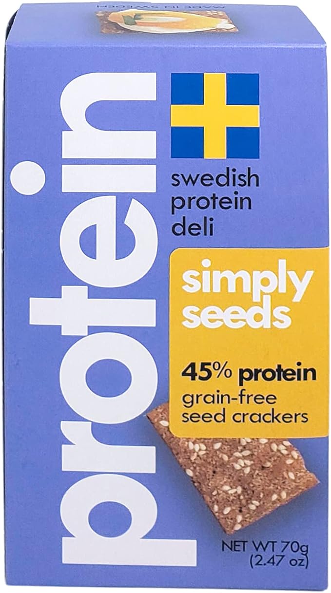 Swedish Protein Gluten Free Vegan Simply Seeds Crackers