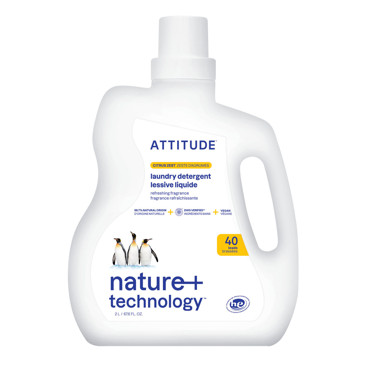 Attitude Citrus Zest Laundry Detergent