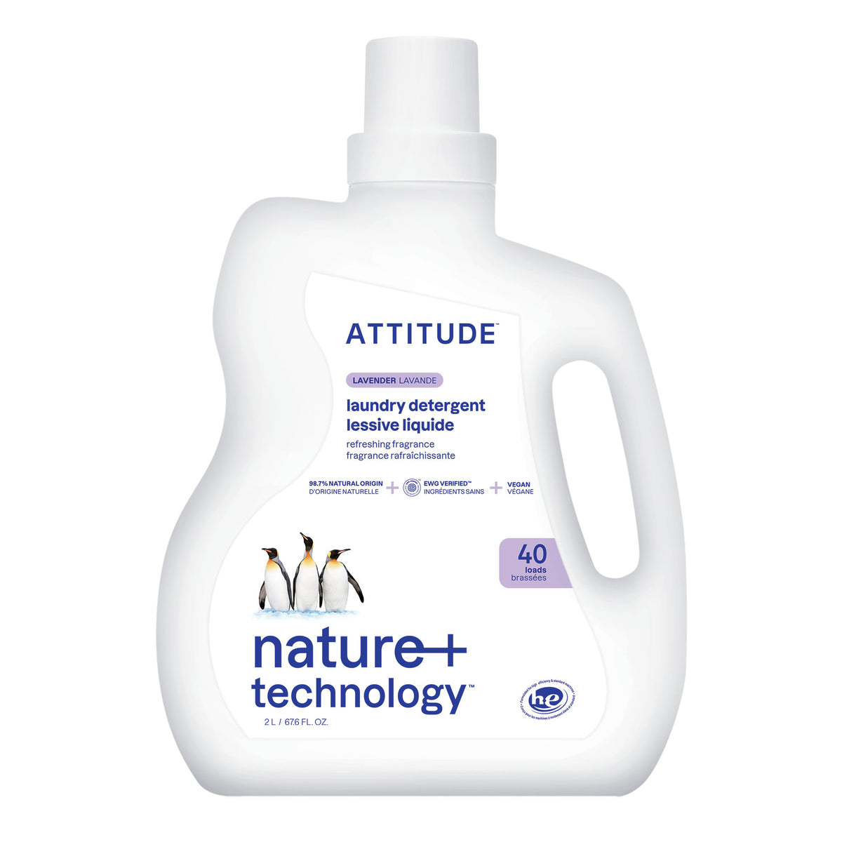 Attitude Lavender Laundry Detergent 40 Loads