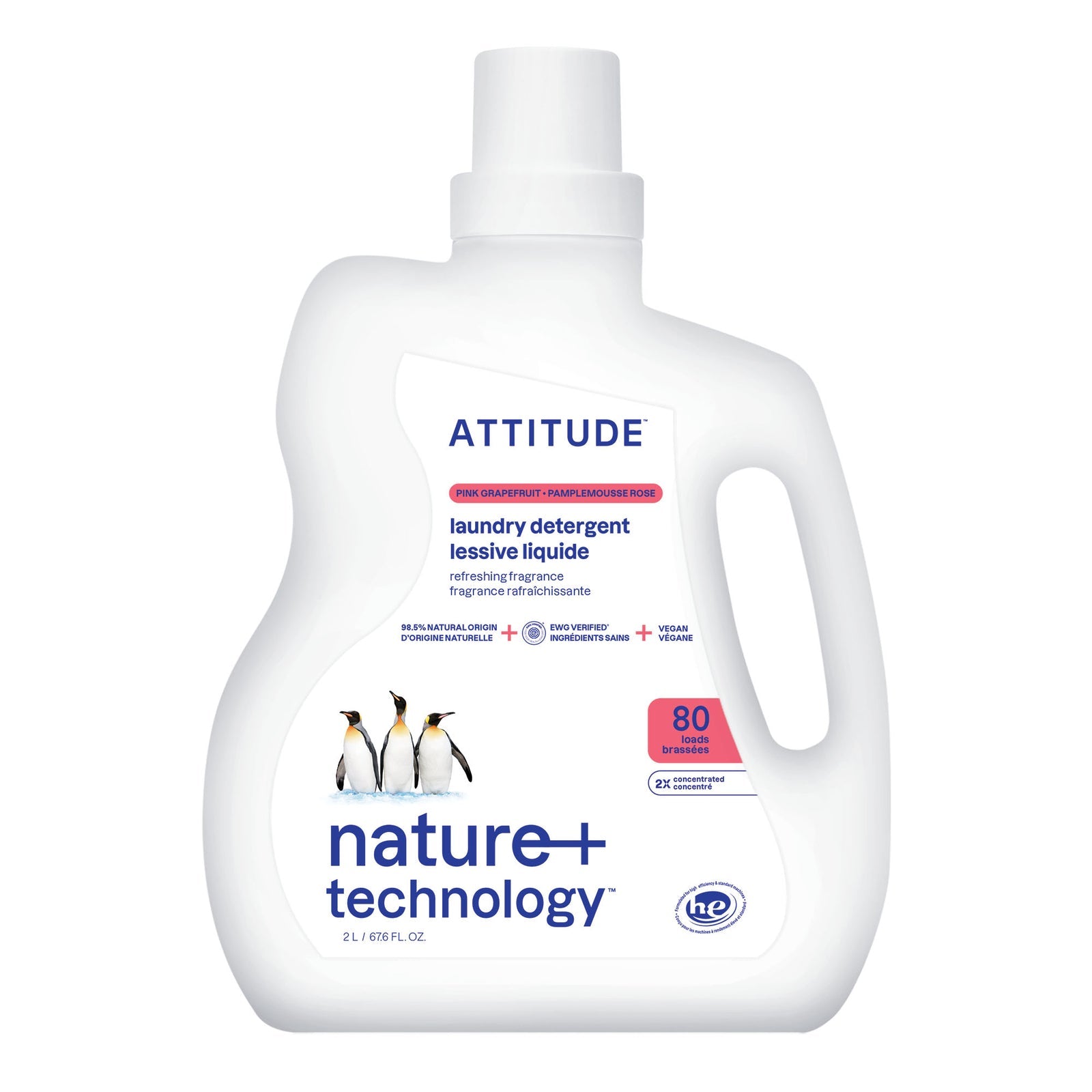 Attitude Laundry Detergent - Pink Grapefruit