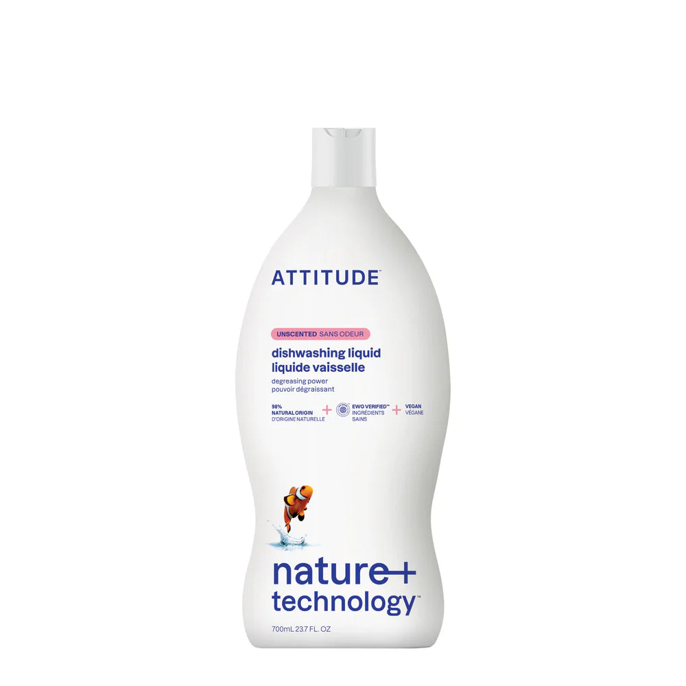 Attitude Unscented Dishwashing Liquid