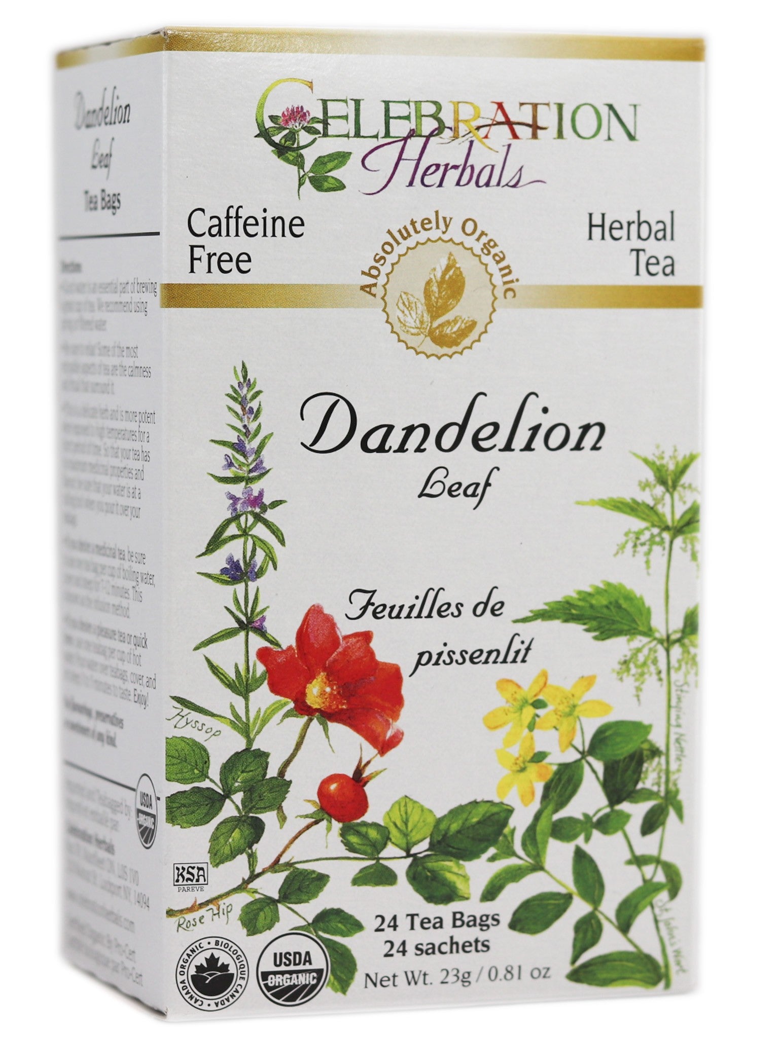 Celebration Herbals Organic Dandelion Leaf Tea