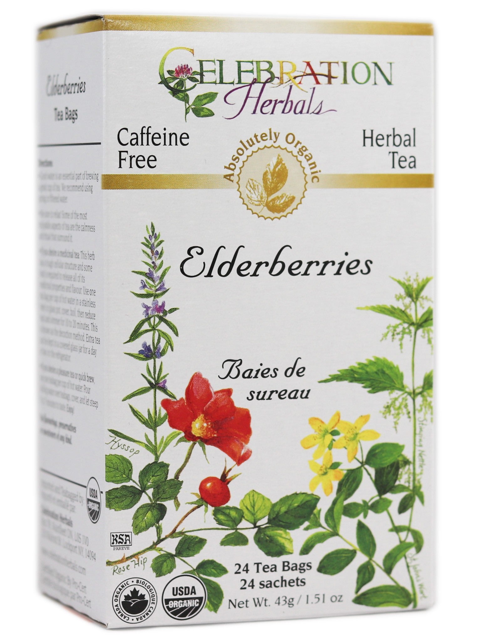 Celebration Herbals Organic Elderberries Tea