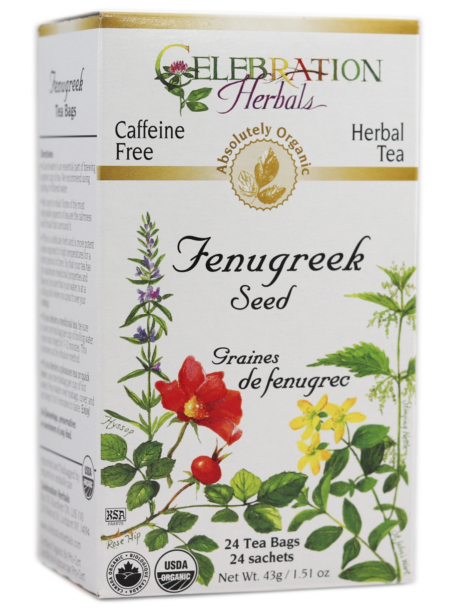 Celebration Herbals Organic Fenugreek Tea