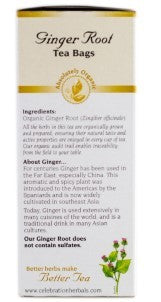 Celebration Herbals Organic Ginger Root Tea