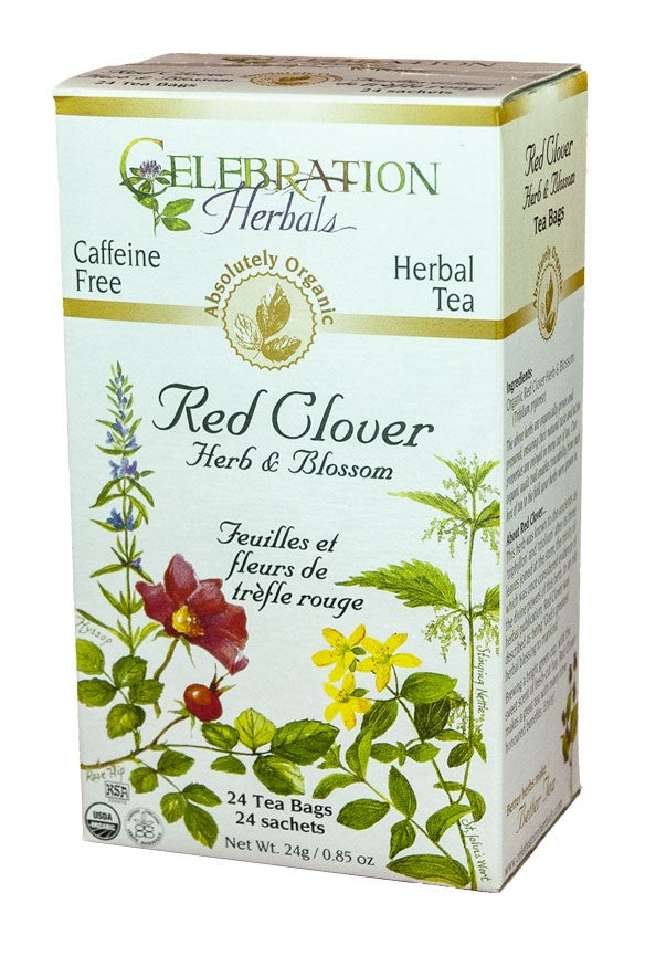 Celebration Herbals Organic Red Clover & Blossom Tea