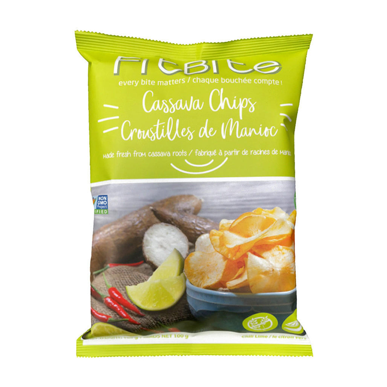 Fitbite Chili Lime Cassava Chips