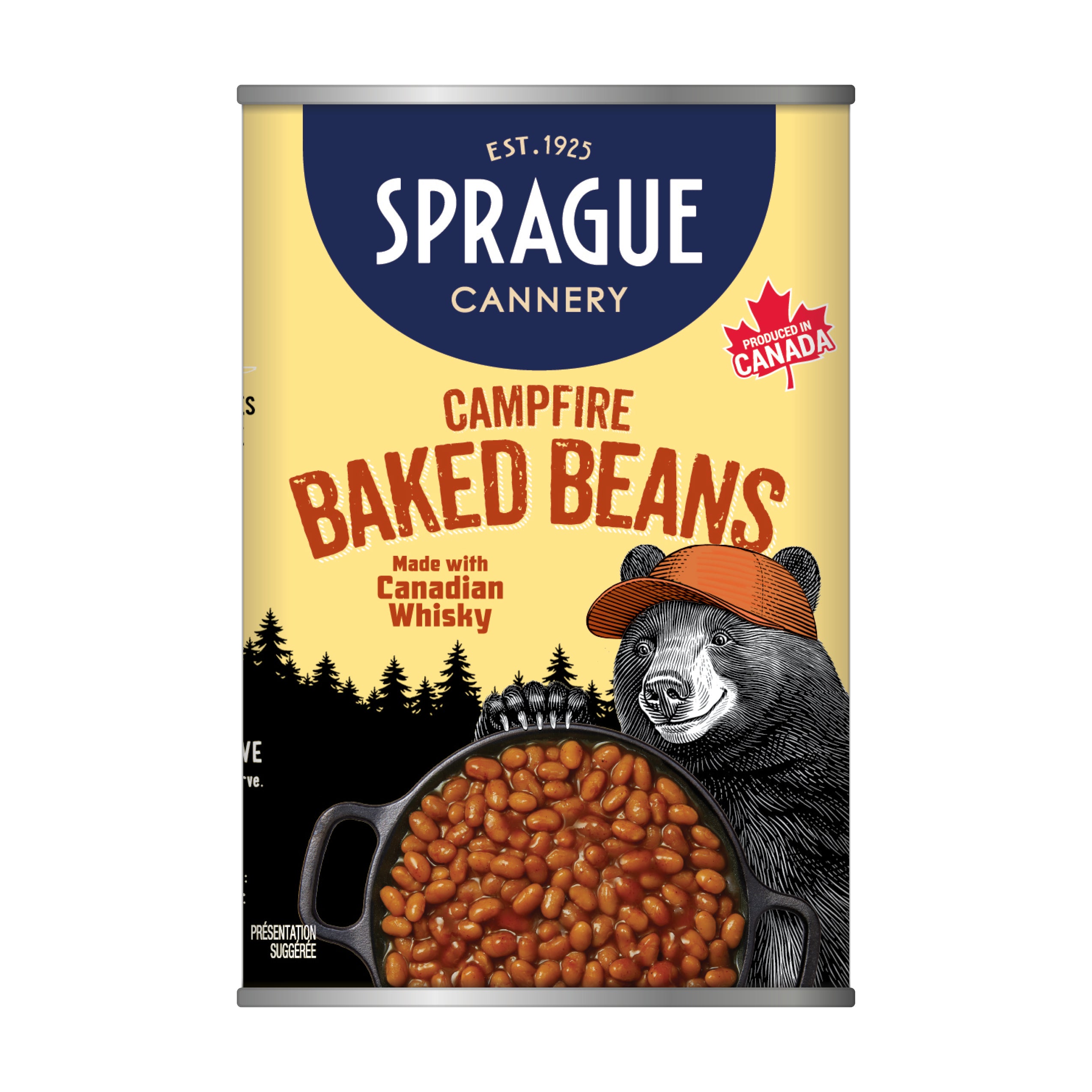 Sprague Campfire Baked Beans with Canadian Whisky