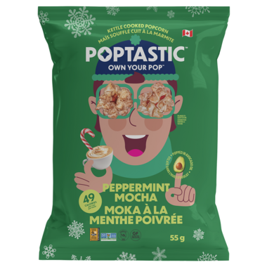 Poptastic Peppermint Mocha Popcorn