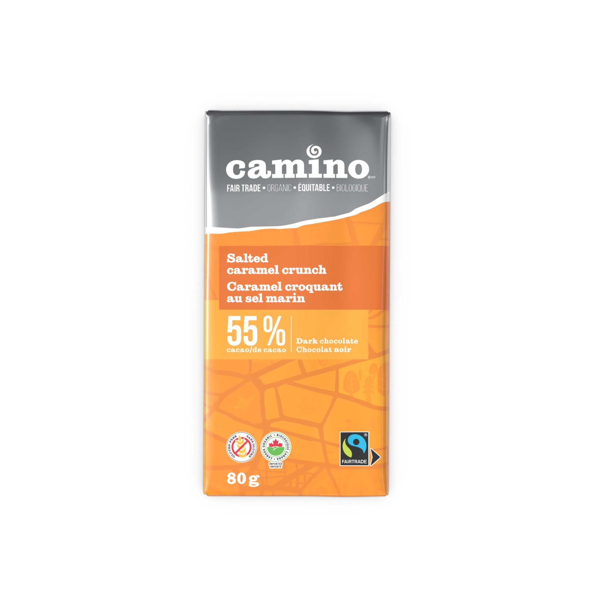 Camino Organic 55% Salted Caramel Chocolate