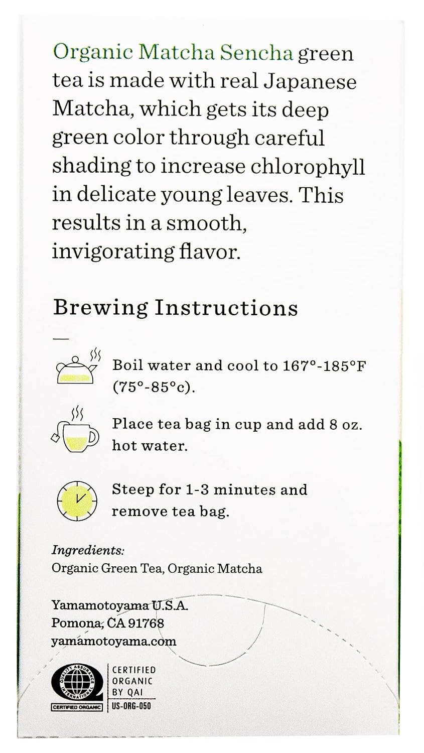 Stash Tea Yamamotoyama Organic Matcha Sencha Premium Green Tea