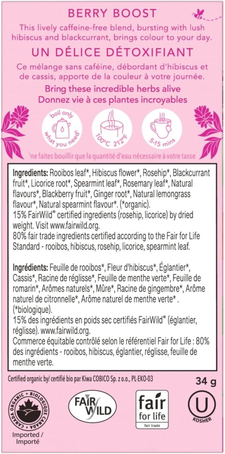 Pukka Organic Morning Berry Tea
