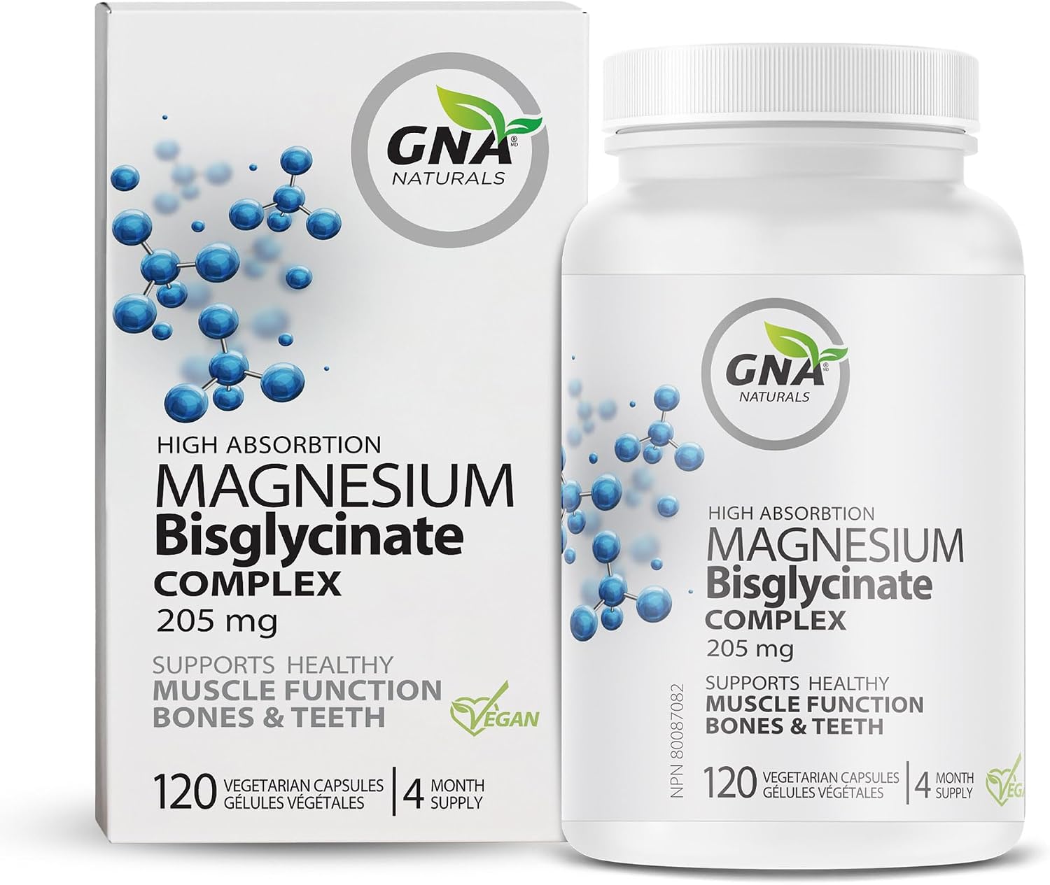 GNA Naturals Magnesium Bis-Glycinate Complex