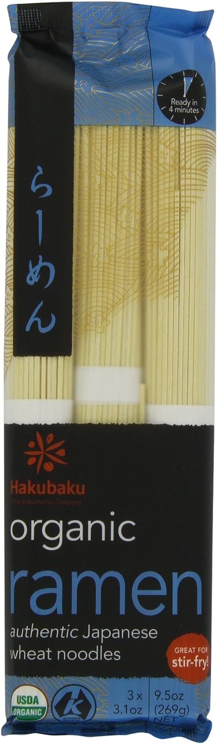 Hakubaku Noodles Organic Japanese Ramen Noodles
