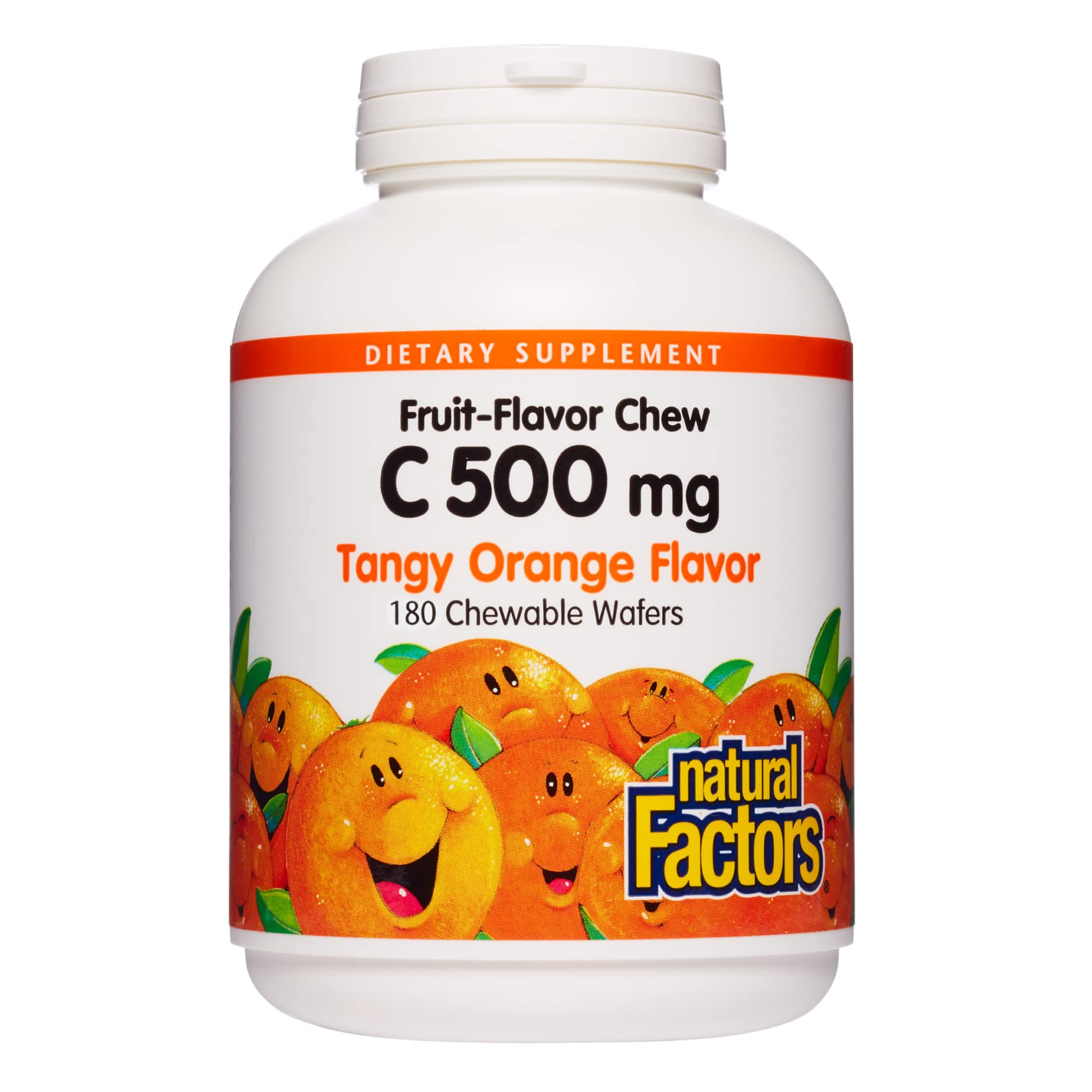 Natural Factors Tangy Orange Vitamin C 500mg
