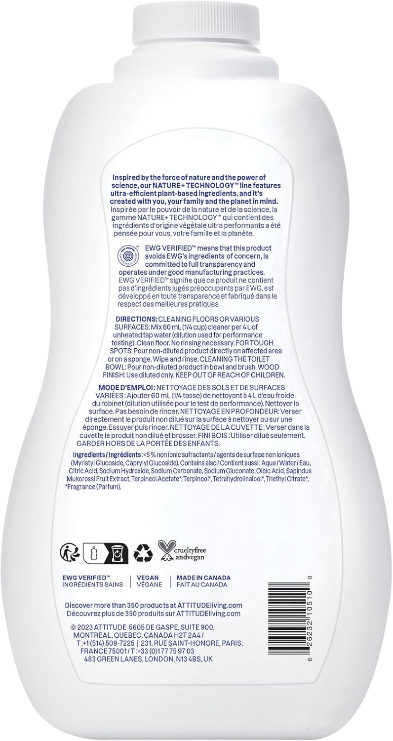 Attitude Citrus Zest Floor Cleaner