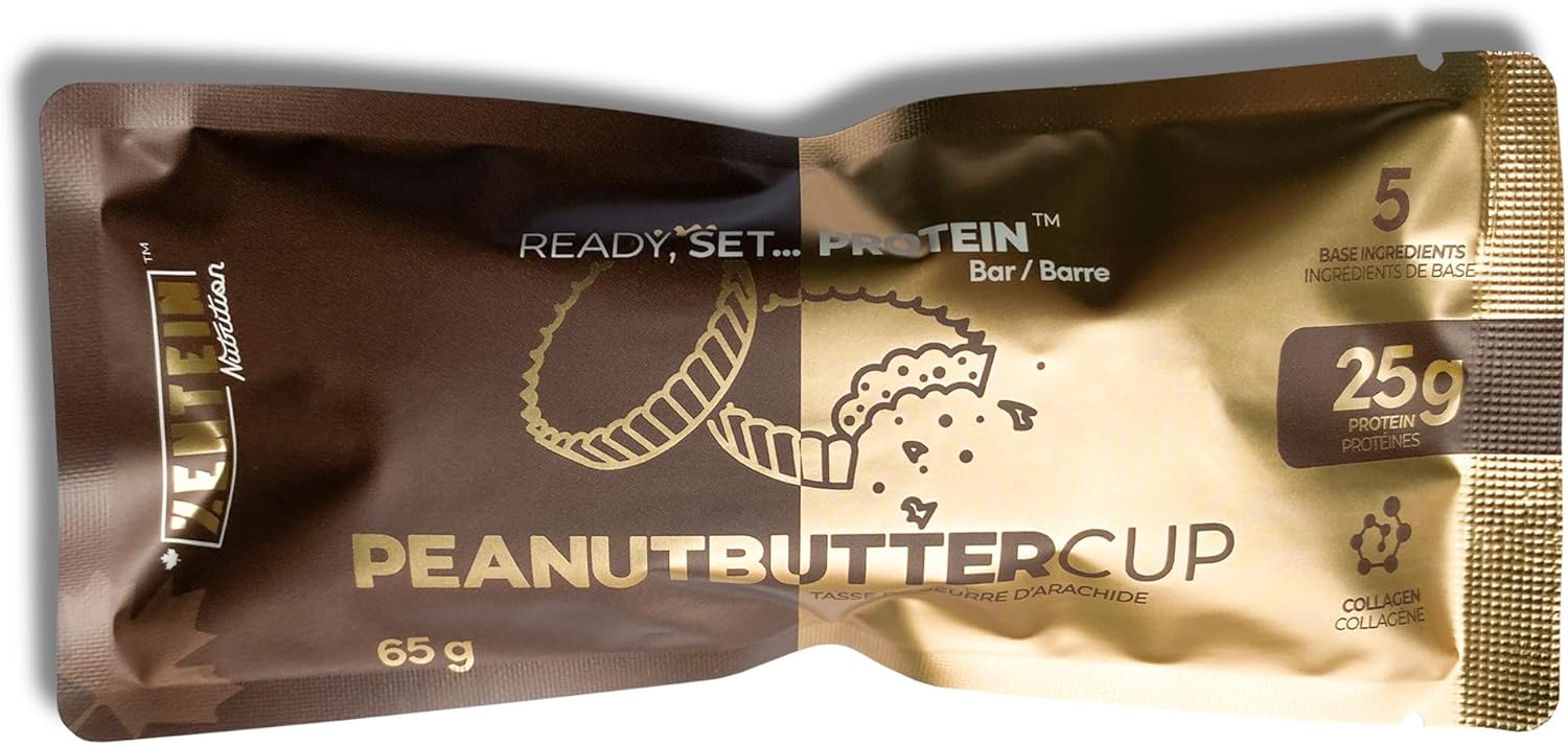 Zentein Nutrition Peanut Butter Cup Collagen Protein Bar