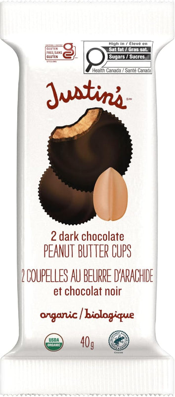Justin's Organic Dark Chocolate Peanut Butter Cups