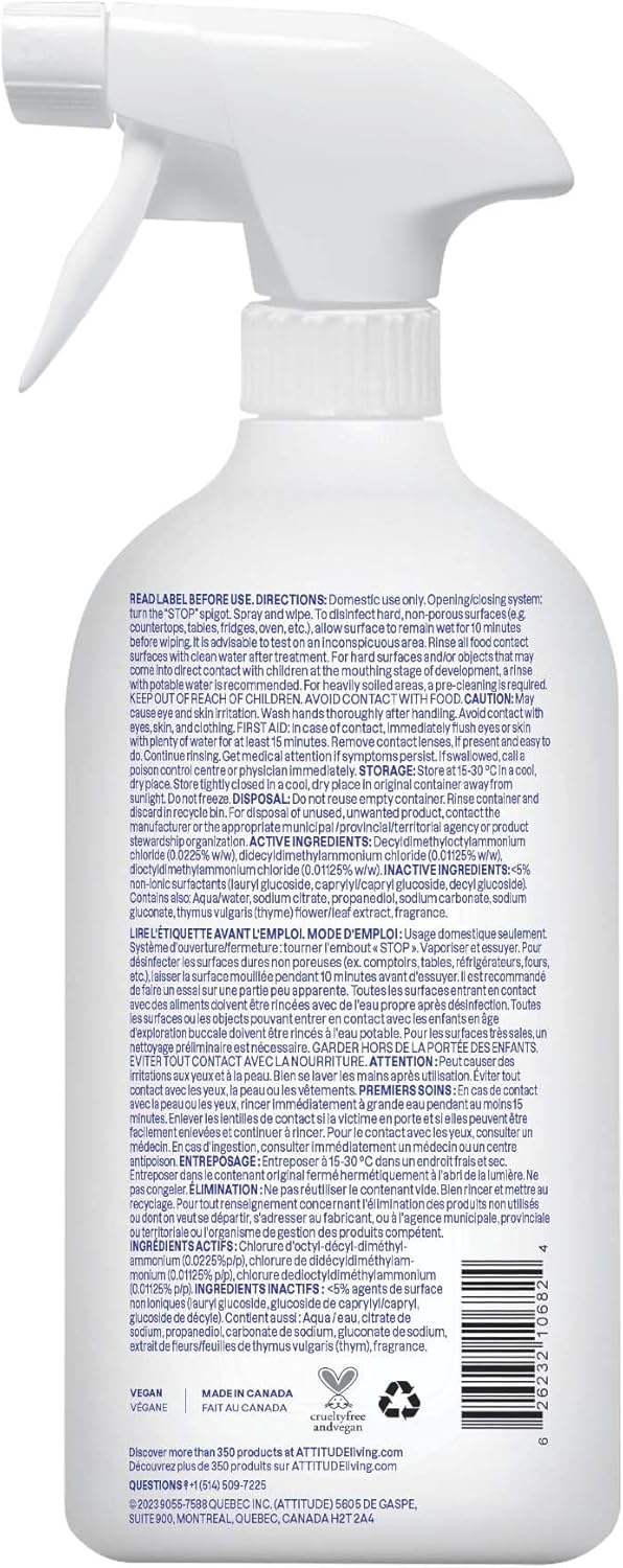 Attitude Lavender & Thyme Kitchen Cleaner