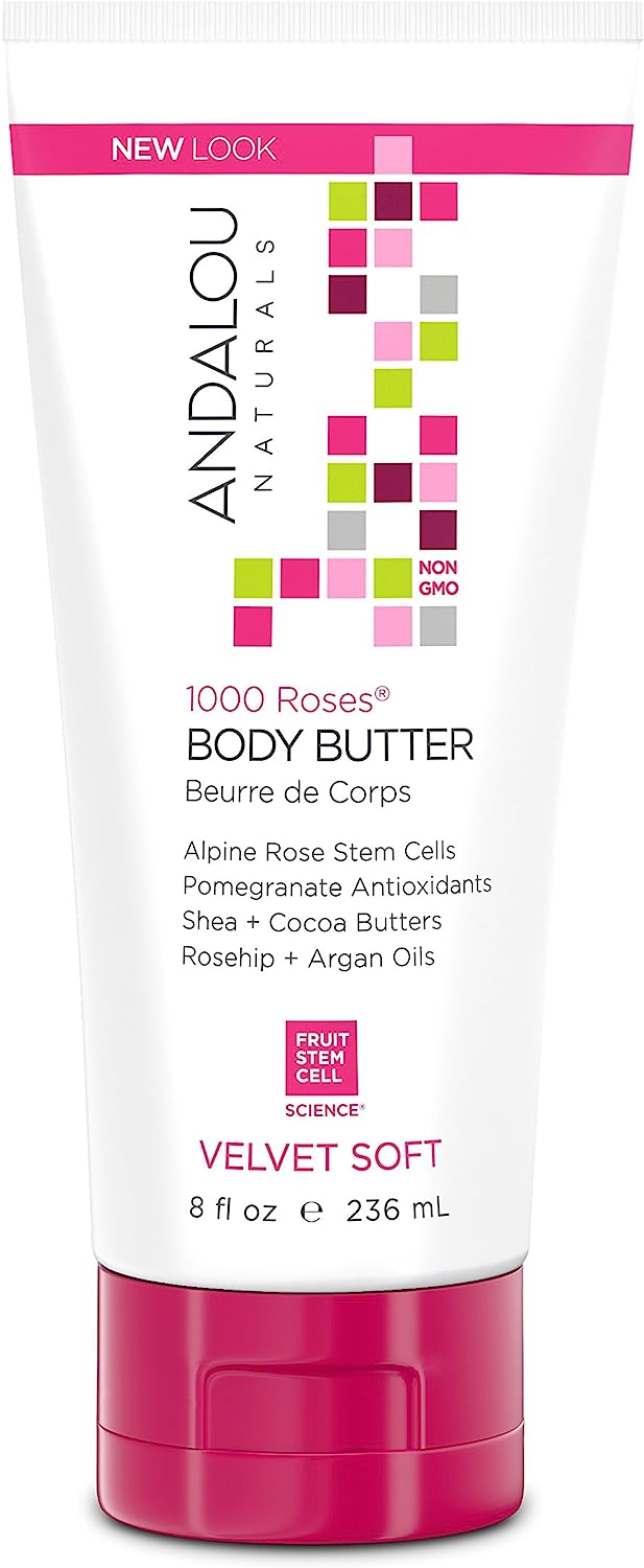 Andalou Naturals 1000 Roses Velvet Soft Body Butter