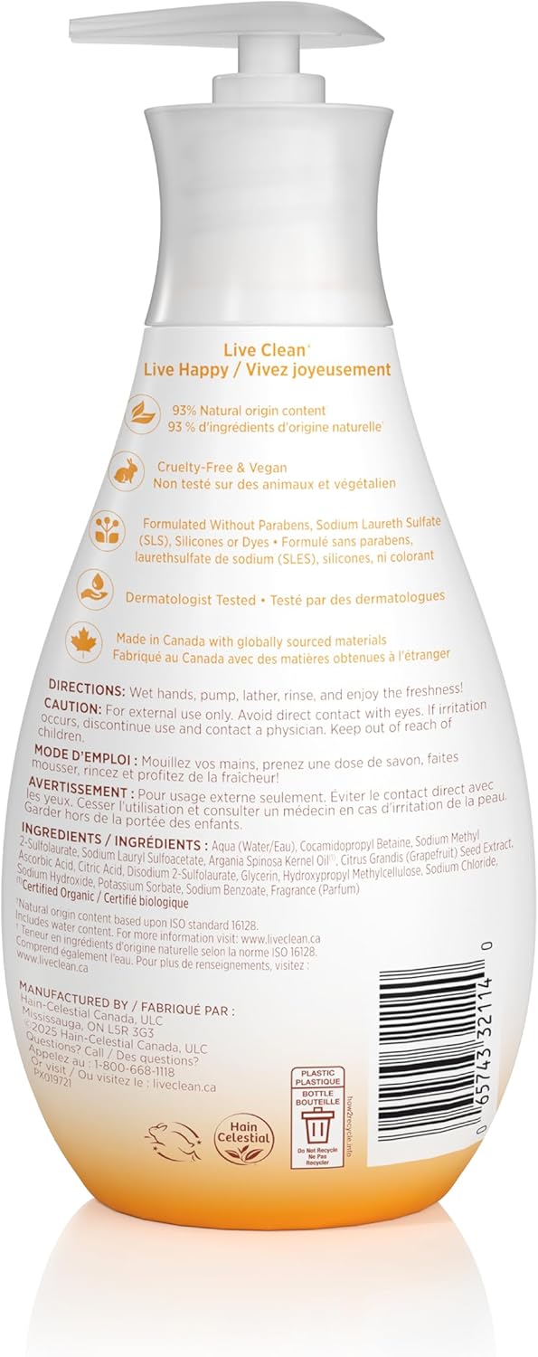 Live Clean Argan Oil Liquid Hand Soap