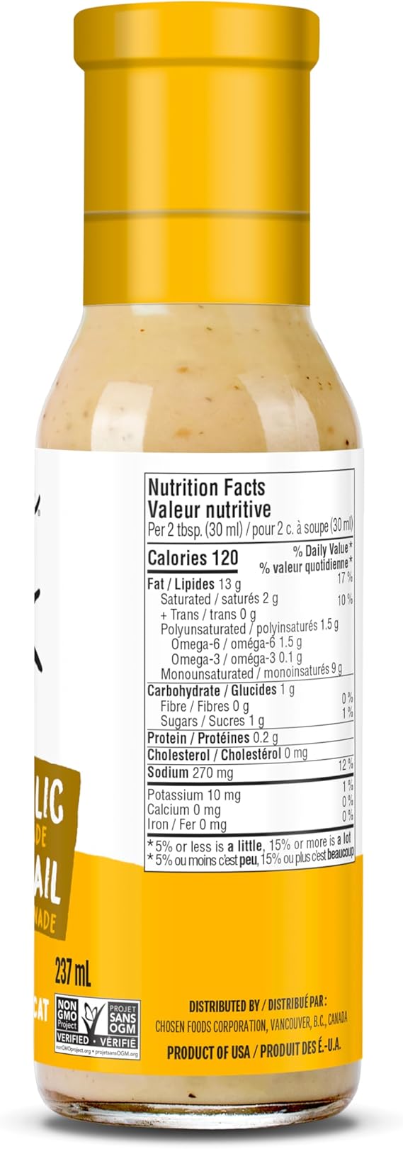 Lemon Garlic Dressing