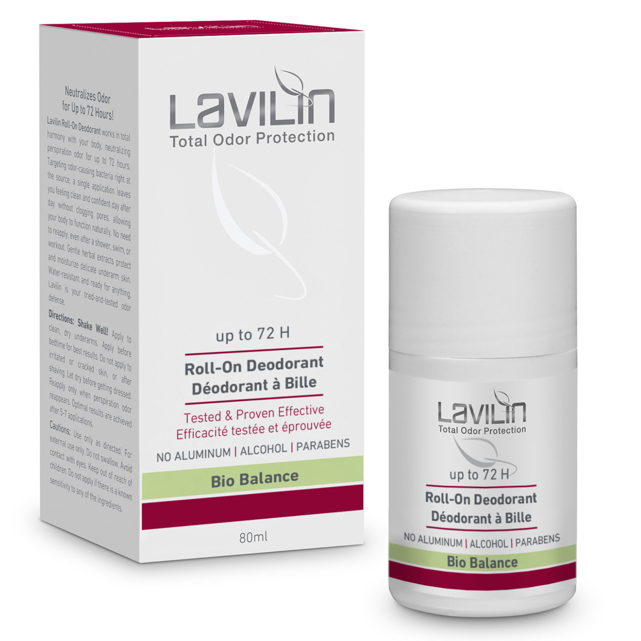 Lavilin Bio balance 72h roll-on deodorant