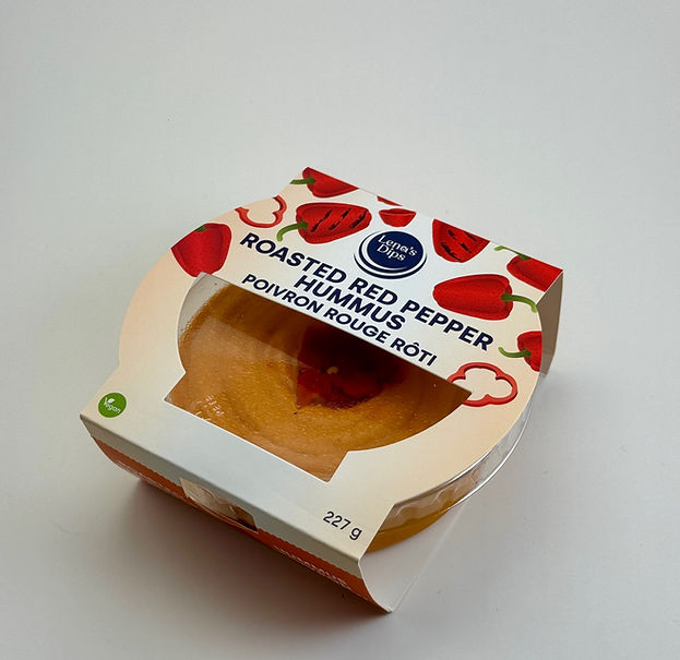 Lena's Dips Roasted Red Pepper Hummus