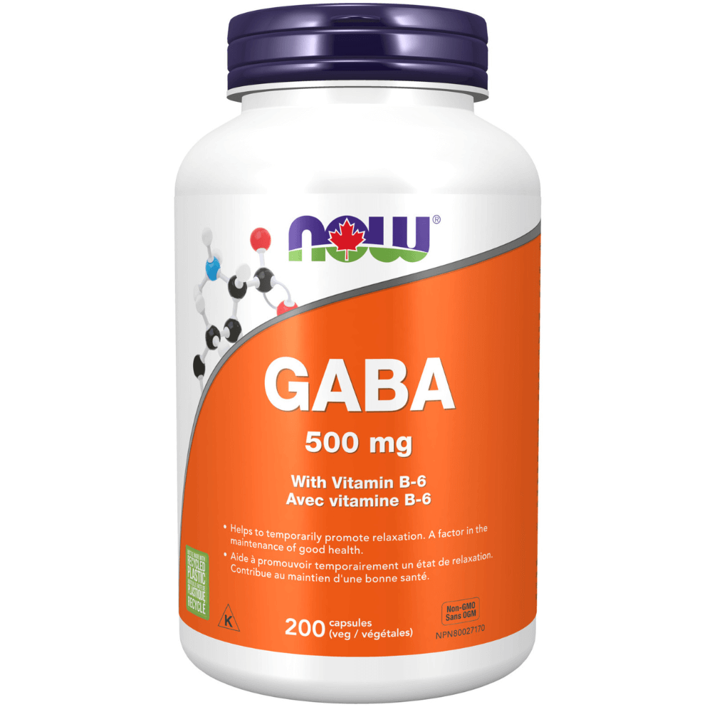 Now Gaba + B6 - 500mg