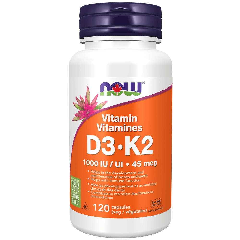 Now Vitamin D3 & K2