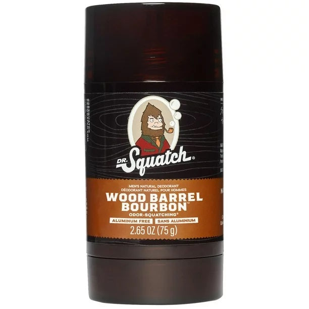 Dr. Squatch Wood Barrel Bourbon Deodorant