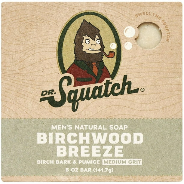 Dr. Squatch Birchwood Breeze Men's Bar Soap