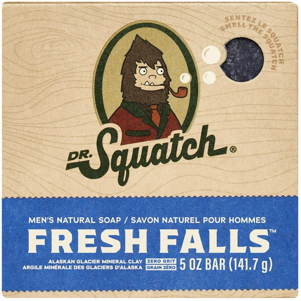 Dr. Squatch Fresh Falls Men's Bar Soap