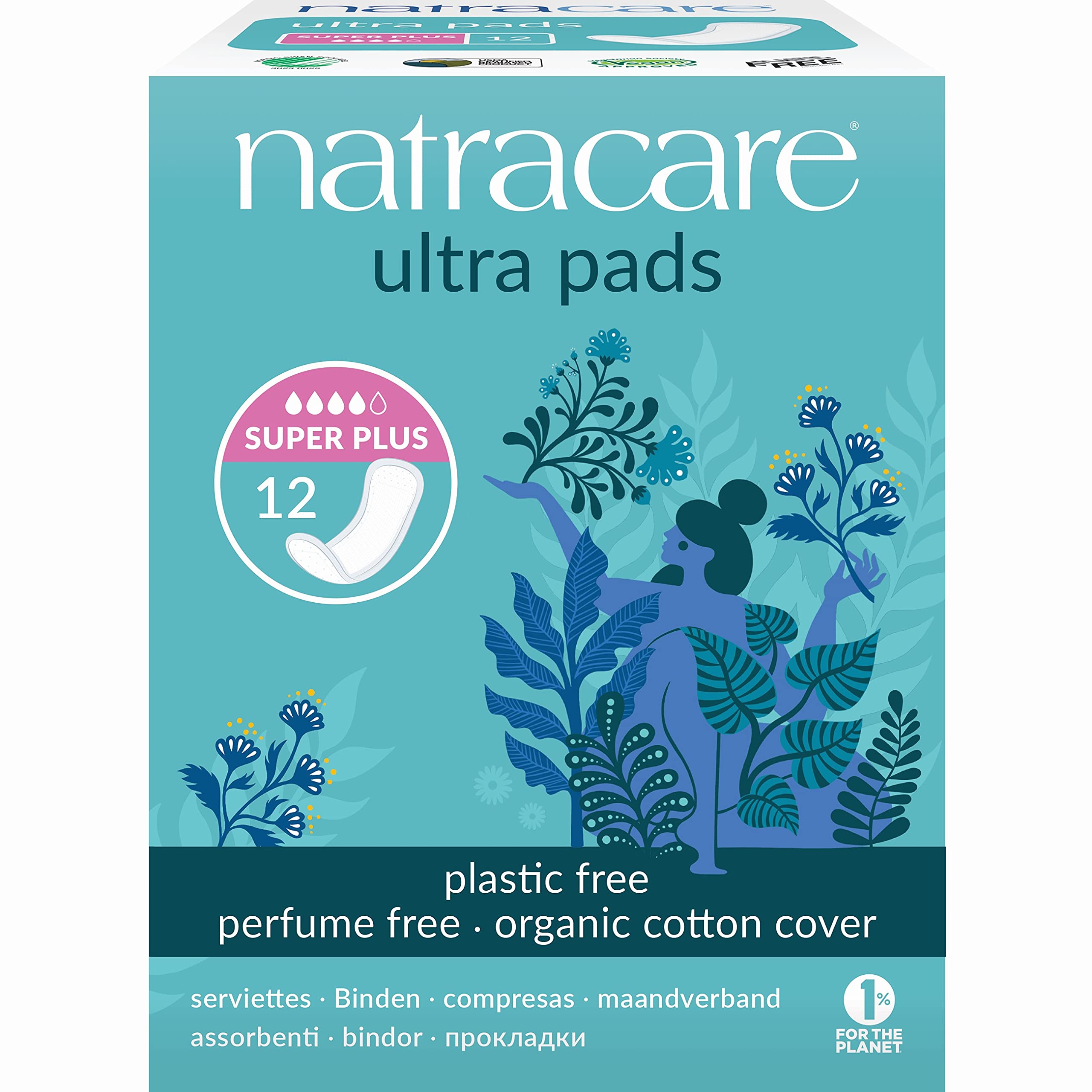 Natracare Organic Ultra Super Plus Pads